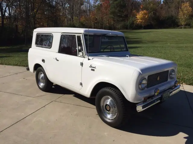 1964 international scout 80 red carpet edition