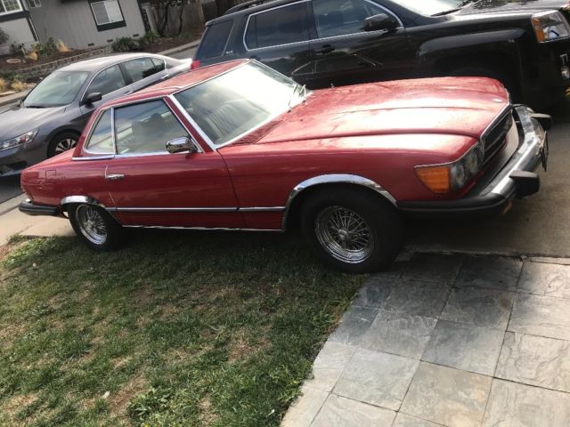 1974 mercedes 450sl convertible hard top