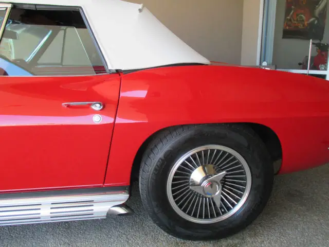 1965 chevrolet corvette roadster 396/425 hp bb real #'s matching 63,64,65,66,67