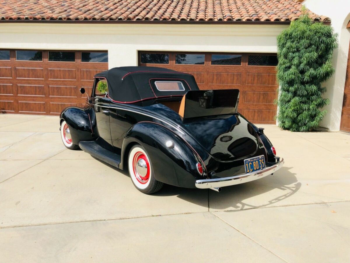 1939 ford deluxe convertible rumble seat v8 dual carbs southern california