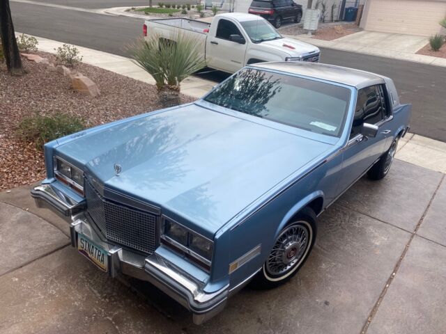 1981 cadillac eldorado coupe blue fwd automatic