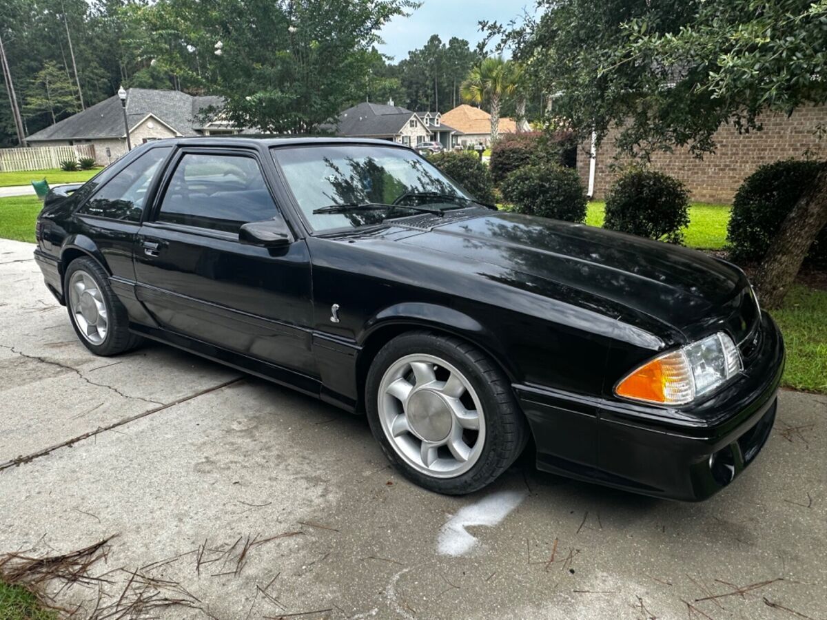 1993 ford mustang cobra black grey 44k miles! tkx 5-speed! ! ford svt! $30k!