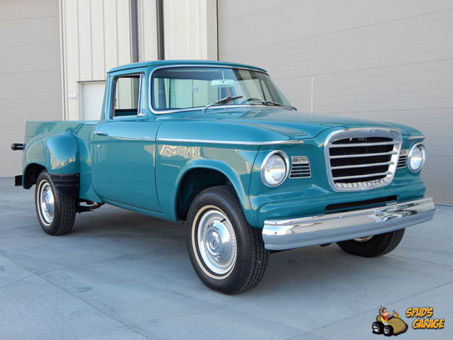 1963 studebaker champ pick-up 8e-t6 289 v8 automatic a/c heat body off restored