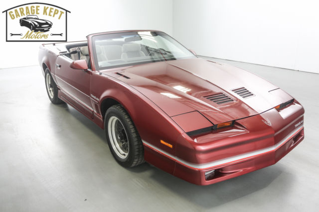 rare 1986 pontiac trans am convertible ws6 5.0l v8 - 1 of 3 made!