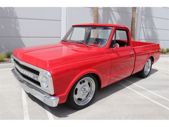 1971 chevrolet c-10 81615 miles red v8 automatic
