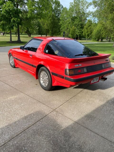 1984 mazda rx-7 coupe red rwd manual 13b