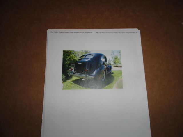 1936 hudson trunkback - very original survivor car - electric hand option