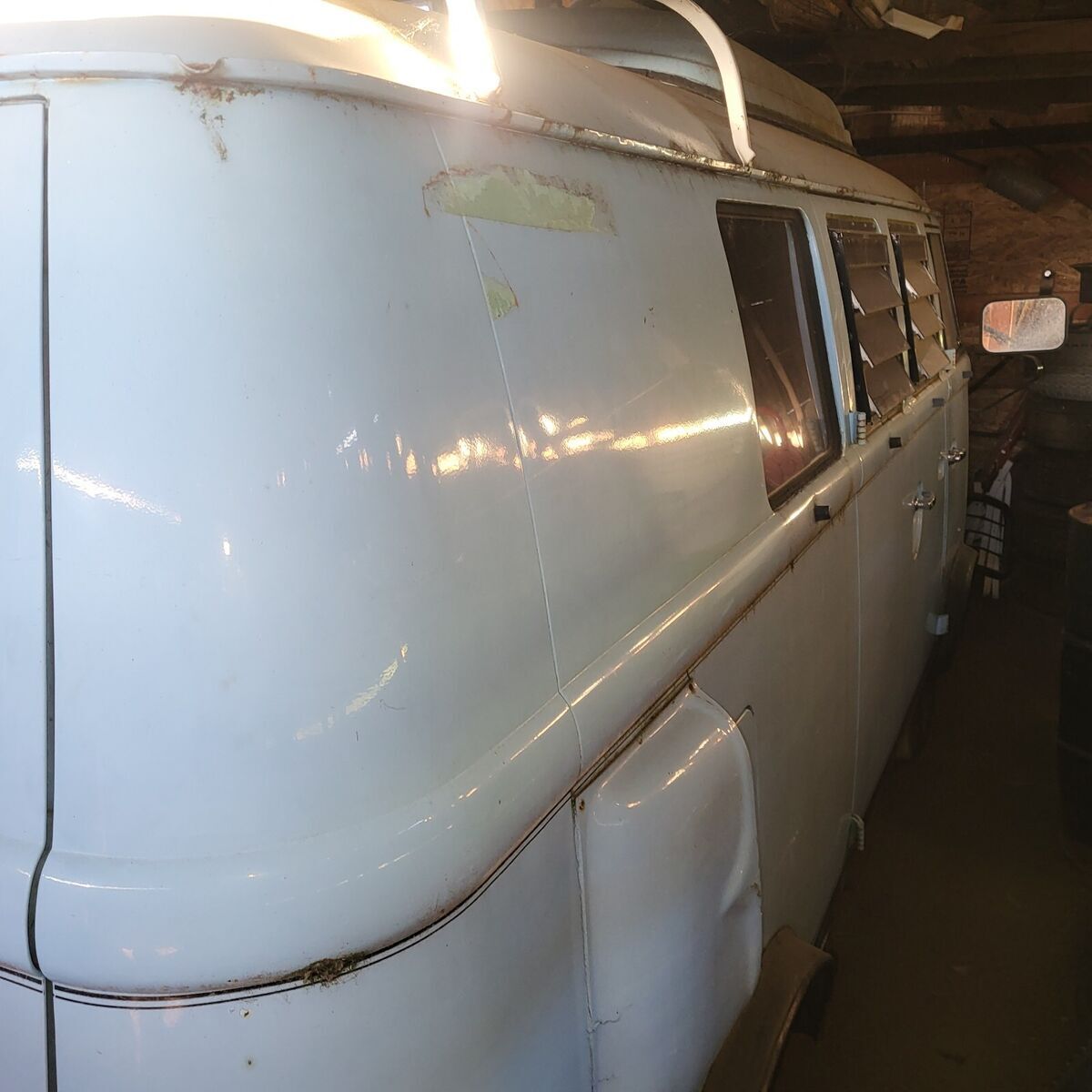 1966 volkswagen transporter van blue westfalia so42