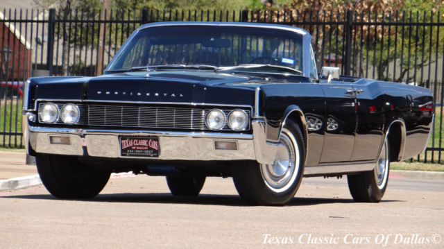 1967 lincoln continental 7.6l convertible v8 black restored suicide doors video