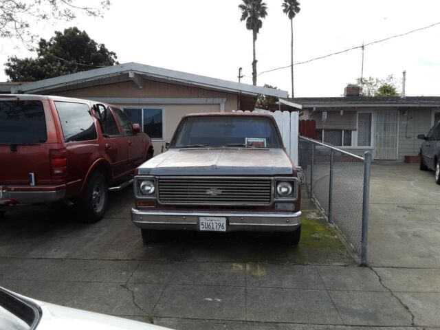 1977 chevrolet c10 cheyenne v8 original motor runs strong very solid