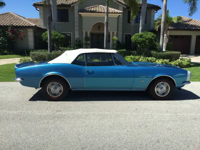 1967 camaro convertible documented with protecto-plate