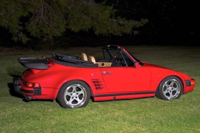 1987 porsche 930 turbo 74000 miles red convertible 3.3l h6 turbocharger manual