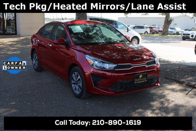 2022 kia rio s w/ tech pkg, heated mirrors, lane assist
