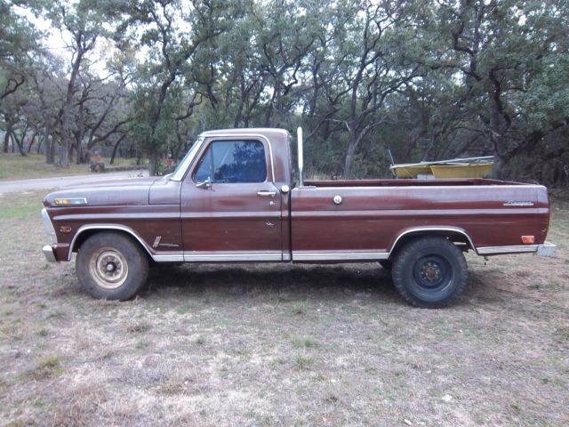 1968 ford f-250 ranger camper special 390