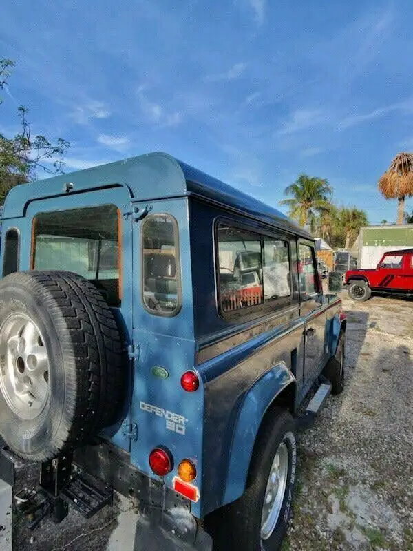 1992 land rover defender blue 90