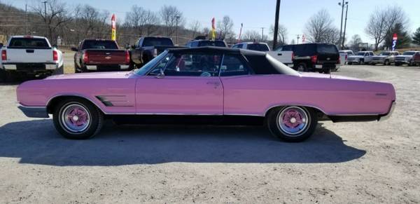 1965 buick wildcat convertible coupe "pinky" 401 nailhead clean!
