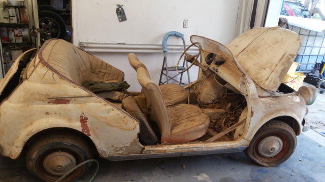 fiat 500 1958 parts car for jolly