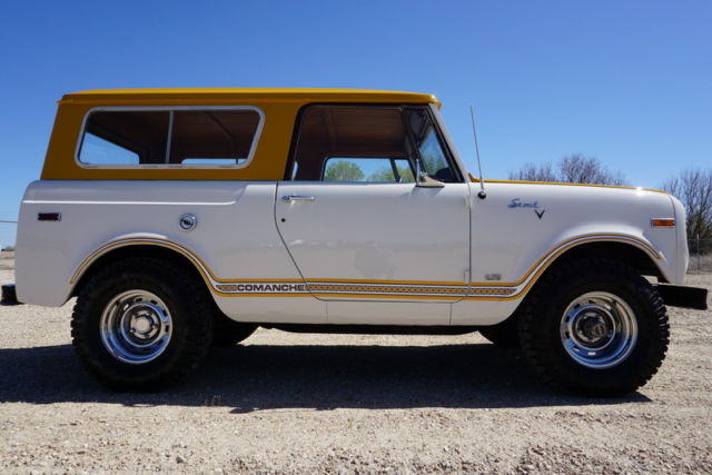 rare 1971 international harvester, scout 800b factory comanche edition, doll up