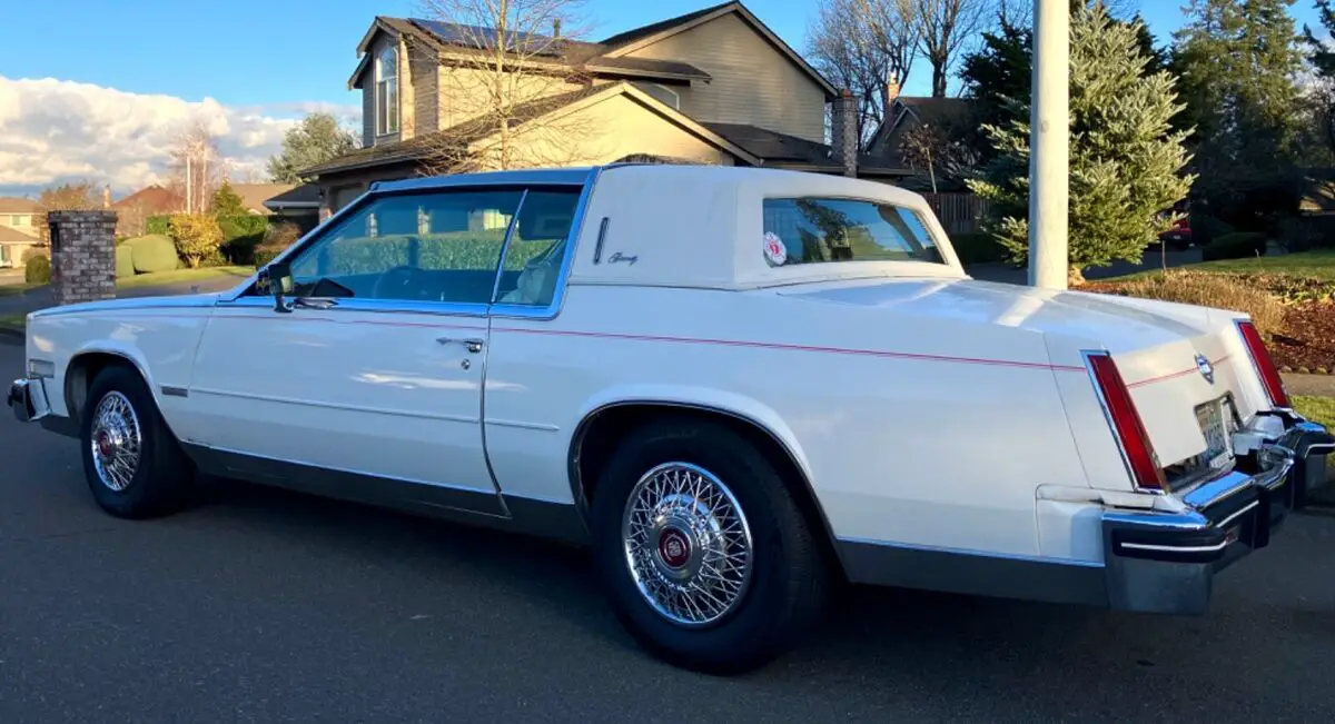 1985 el dorado biarritz! 55,602 miles! single family owned! no reserve!