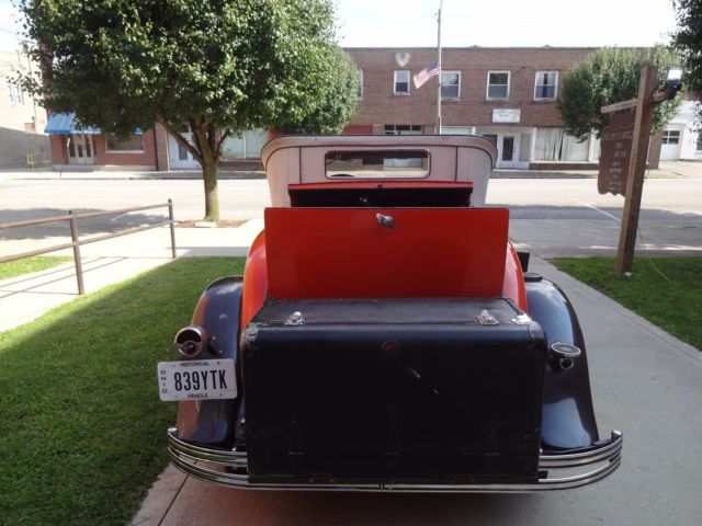 1929 chrysler series 75 sport roadster convertable