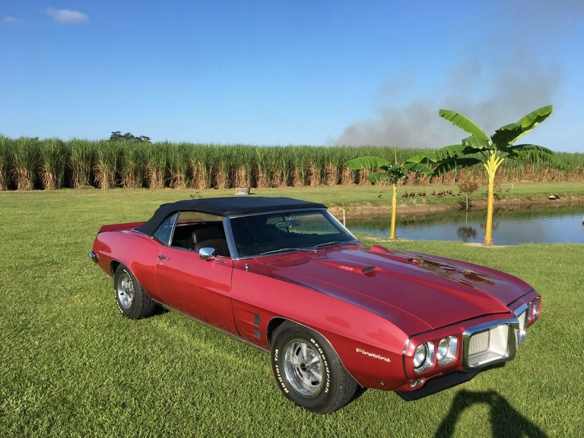 1969 pontiac firebird 400 convertible phs documented