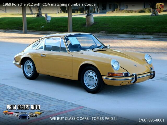 1969 porsche 912 with coa matching numbers for sale!