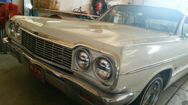 white 64 chevy impala