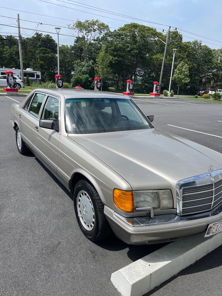 1991 mercedes-benz 420sel sedan brown rwd automatic sel