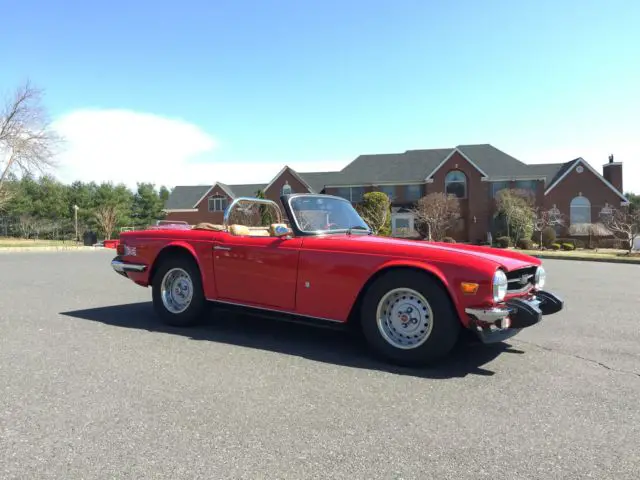 triumph tr6 roadster convertible