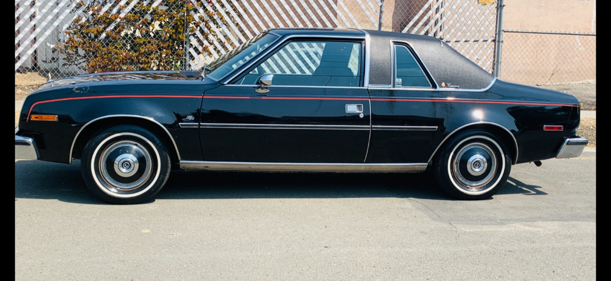 1978 amc concord d/l very clean car no reserve!