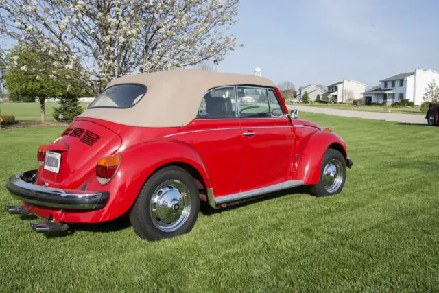 1975 volkswagen super beetle base convertible 2-door 1.6l