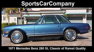 1971 mercedes benz 280 sl roadster rare true collector car $114,998