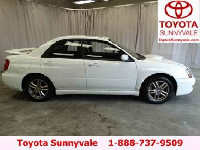 2005 subaru impreza sedan wrx in sunnyvale, ca