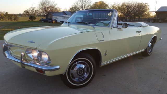 texas survivor 1965 chevy corvair monza 140hp 4 carb 4-speed convertible / video