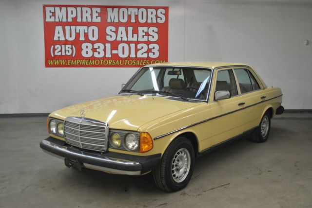 1982 mercedes-benz 300d turbo diesel no reserve