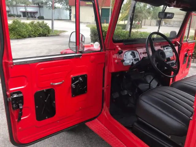 1971 toyota land cruiser fj40 80,816 miles red suv 3.9 l manual 4-speed
