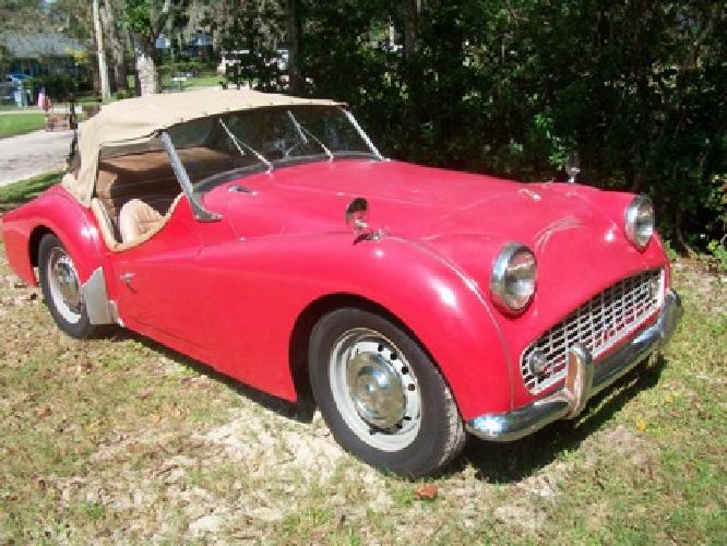 1959 tr3-a triumph 9900 actual miles--barn find in jacksonville, fl