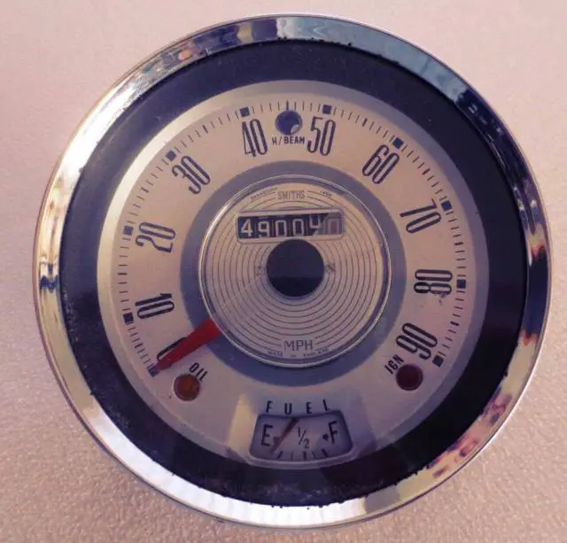 austin morris mk i smiths sn4410/00 speedometer instrument cluster guages