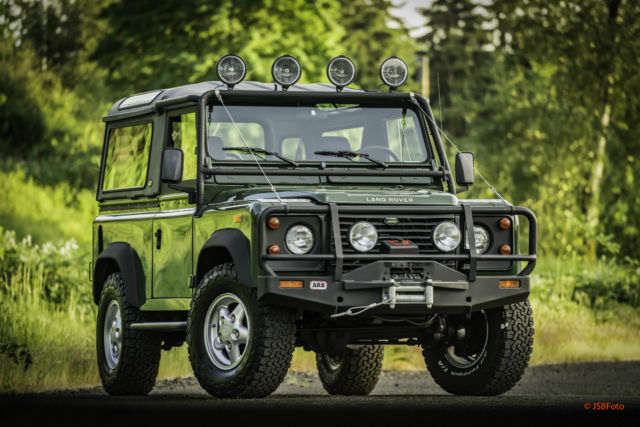 1994 land rover defender 90 d90 nas fiberglass factory top ac low miles