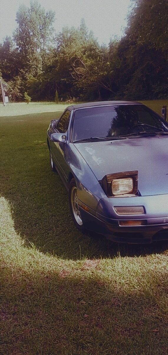 1990 mazda rx-7 convertible blue rwd manual