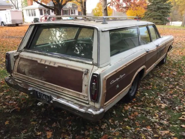 1967 ford country squire wagon project / very solid! / surf shop woody / patina