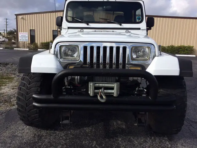 1993 jeep wrangler yj 4.0l 6 cyl 4x4 a/c w/ lift rims tires we ship nationwide!