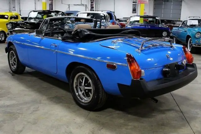 1979 mg mgb 57622 miles blue convertible 1.8l i4 4 speed manual