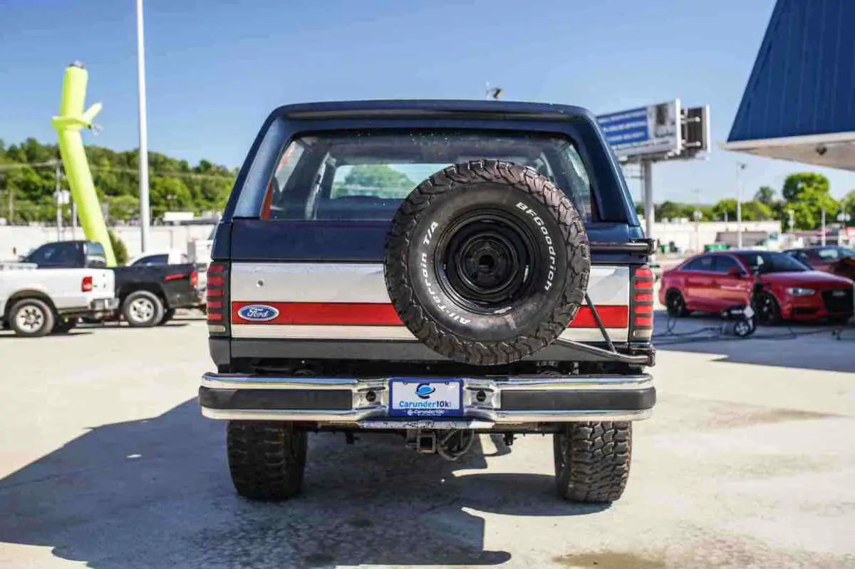 1990 ford bronco suv blue 4wd manual u100