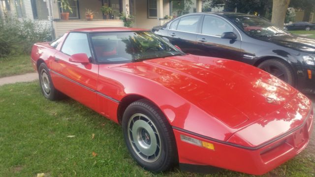 clean classic corvette