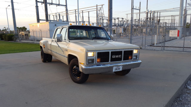 1988 gmc r30 crew cab square body dually 3+3
