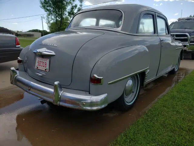 1950 plymouth deluxe grey rwd manual 2dr