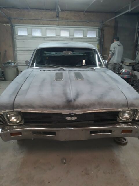 68 chevy nova,v-8 4-speed posi rear.., pretty solid old car but needs restored