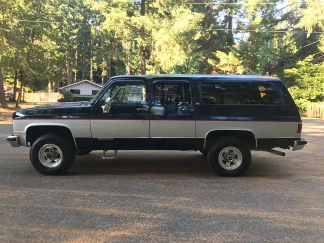 1989 chevy suburban 2500 4wd factory a/c 350 automatic no reserve