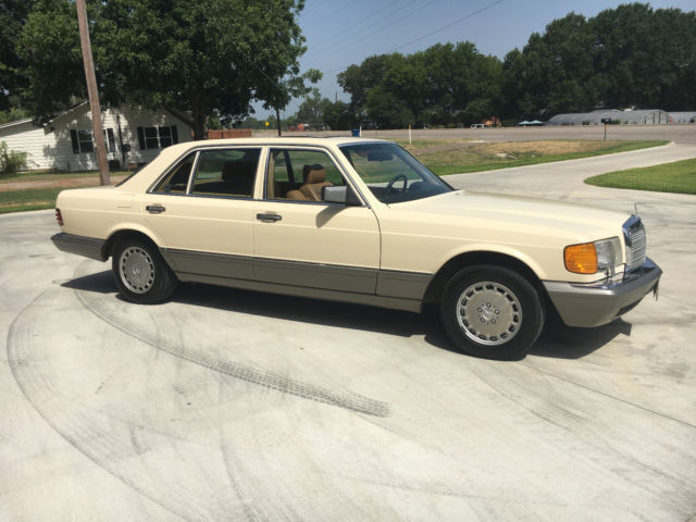 1987 mercedes benze 420 sel, original, sunroof, air bag, clean